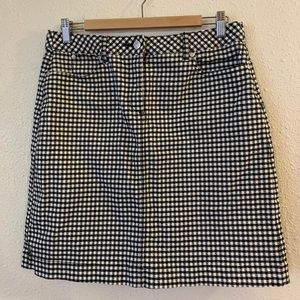 Talbots gingham skirt